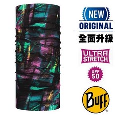 【西班牙 BUFF】艷麗幾何》除臭防曬透氣登山 頭巾 Plus UPF50 圍脖 頸圍 面罩 圍巾 口罩 126371, 1個