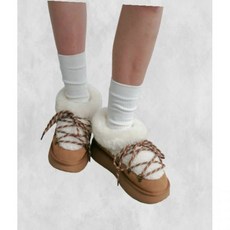 솔트앤초콜릿 SAC 베어 레이스 양털부츠 412546010 (4cm) 282315