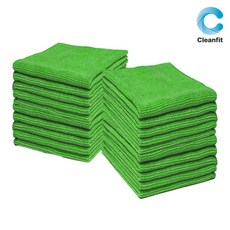 크린핏 경편 극세사 손걸레 40x40, 초록, 20개