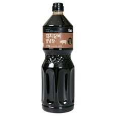 바로 돼지갈비양념장 2.1kg 갈비찜 등갈비 폭립 만능 고기 간장 양념 소스 업소용 대용량, 1개