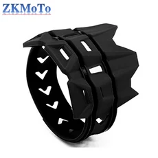 바이크 오토바이 배기 테일 파이프 머플러 실드 프로텍터 KTM SX XC For honda 호환 YAMAHA 호환 KAWASAKI, 02 검정색