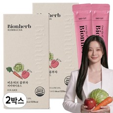 비온허브 콤부차 CCA 건강쥬스, 2개, 20개입, 5g