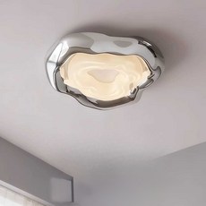 비정형 천장등 메탈 침실 카페 인테리어 무드등 조명, 53cm 트라이앵글 크롬  3색 조절