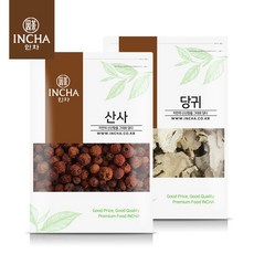 인차 국산 당귀산사차 세트 당귀 산사 차, 2세트, 600g