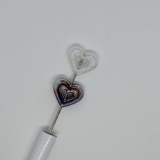 B50 볼펜꾸미기 볼꾸 동대문 꾸미기 DIY 하트 라인하트 아크릴 미니 기본 포인트, B50 볼펜꾸미기 볼꾸 동대문 꾸미기 DIY 하트 라인