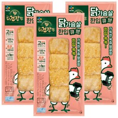 CJ 더건강한 닭가슴살 쏙쏙 한입큐브, 80g, 3개