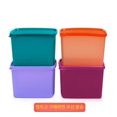 타파웨어 4종 세트 타파통 사각 800ml 밀폐용기, 1개