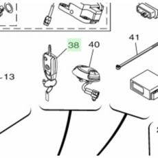 YAMAHA 2014-2016 TMAX 遙控器感應器 (型號: 2pw-82511-18 2pw-82511-19)提升便利性與安全性, 1個