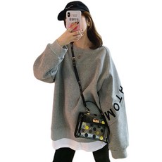 [벨루미아] 여성 가을 임산부 투피스 정장 세트 루즈핏 빅사이즈