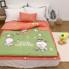 [집에] 옴팡이 정품순면 유아동이불, 오렌지