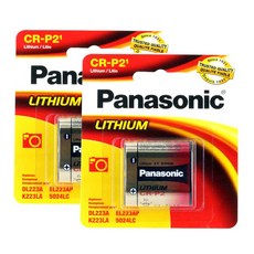 파나소닉 CR-P2 리튬 건전지 2개입 / 6V, 1개