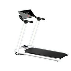 NEW LIFE 2.5HP 110V電動跑步機，可90°折疊，速度1-10KM/H，承重250斤，530mm靜音跑道, 黑白, 2.5HP可折疊1-10km/h