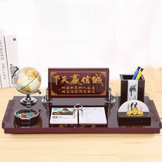 책상정리트레이 펜꽂이 명함 세트 메모지함 책상소품, 1개, W. 정직 정직은 세상을 이긴다 48x4cm