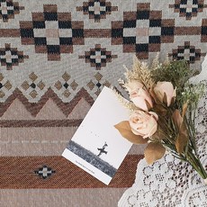 감성담요 캠핑 모로코 양탄자 블랑캣 130x180 캠핑러그