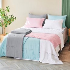 아리아 아이스쿨 여름이불 폴리아미드 항균 쿨링 냉감이불, 화이트