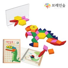 패턴블록124+1단계 기관용 교재포함 어린이집 유치원 돌봄교실 초등 특수교육 인지교구 수학교구