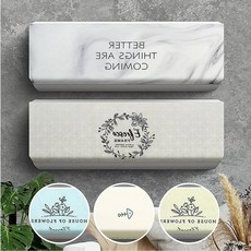 패브릭 벽걸이 에어컨커버 소형 미니 먼지차단 가리개 보관 덮개, 벽걸이소형 플라워리스 스카이