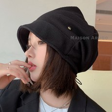 여성 끈조절두건 안감 면모달 수술 새치커버 탈모 항암 비니 모자