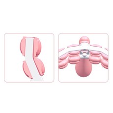 1PC 휴대용 마사지기 마사지 롤러 근육 다리 도구 어깨, pink