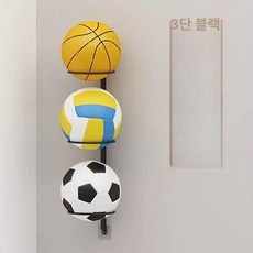 공 보관함 볼캐리어, 1개, 04 벽걸이 3단 블랙