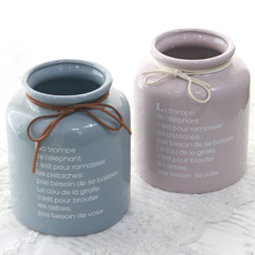 다우에프앤지 파스텔 세라믹 화병 2p, 블루