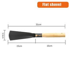 원예 심기 삽 파기 야채 삽 파기 토양 농업 심기 홈 원예 도구 세트, Flat shovel 1pcs, 1개