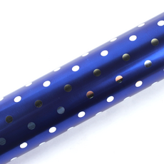 노크원 큰땡땡이 비닐 증착롤 포장지 중 37.5cm x 17m, 2개, 청색