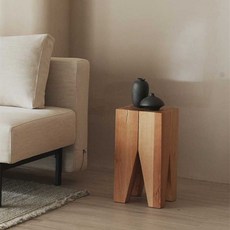 나무 의자 통나무 카페 페인트 카본 25CM 테이블 탄화블랙 오브제 인테리어 미니 원형, AM. I 카본 블랙 32x32x45, 1개