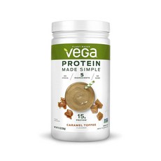 VeGa 蛋白質製成的簡單焦糖太妃糖, 1個, 258克