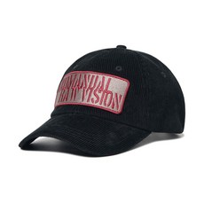 [노매뉴얼] SIGN PATCHED CORDUROY BALL CAP - BLACK