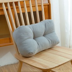 辦公室腰靠靠墊午睡枕頭辦公椅靠背背墊椅子護腰腰枕，人體工學設計，透氣舒適，多功能用途, 淺灰色（腰靠）