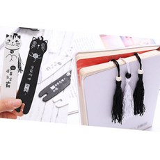 TW 고양이 우드 책갈피, 블랙