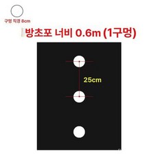 유공부직포 덮개 잡초 텃밭 자재 구멍 비닐 농업용 제초매트 타공 농업 화훼 원예 100m 0.6 x 20m 블랙 단일 구멍 A 1개 0.6x20m 블랙 1년 단기형 단공 0.6, 0.6 x 20m 블랙 단일 구멍 A × 0.6 x 2