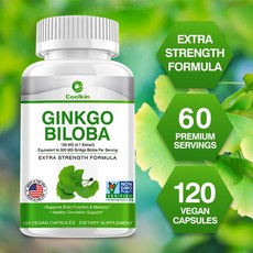 Coolkin Ginkgo Biloba 支援腦部功能與記憶，促進健康循環, 120組