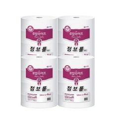 [로얄라이프] 보들보들 천연펄프 점보롤 500m 16롤, 1박스
