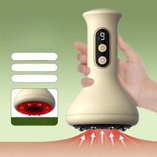 아뮤 미세전류괄사 미세전류관사 조절 괄사도구 경락 마사지기, 기기 마사지 건강용, 기본 모델명/품번
