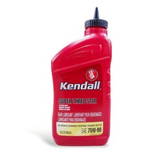 Kendall 全合成齒輪油 卓越潤滑保護 適用多種車型, 1個, SUPERTHREESTAR75W90