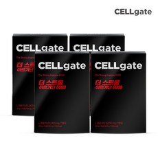 셀게이트 국내산 초고함량 더 스트롱 아르기닌 6000 활력 피로 회복 오르니틴 시트룰린 타우린 카르니틴, 300g, 4박스