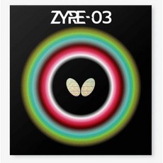 蝴蝶 BUTTERFLY 日版 ZYRE 03 桌球拍【良心桌球小舖】含稅開發票, 黑,2.5MM, 1個