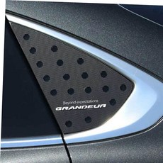 가니쉬 그랜져IG 튜닝 카본스타일 C필러 스포츠플레이트 몰딩, 그랜져 레드