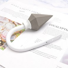 커튼월 후크 메탈 U자형 후크 커튼 후크 유럽식 커튼월 후크 커튼 액세서리, [다이아몬드화이트]1개, 커튼 월 후크, 1개