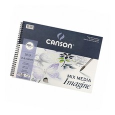 이매진 스케치북 8절 수채화용지 크로키북 드로잉노트