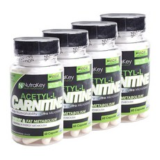 NutraKey 乙醯左旋肉鹼膠囊, 60顆, 4罐