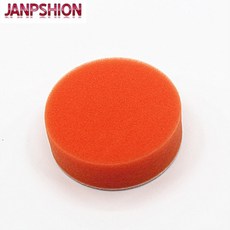 JANPSHION 20PC 80mm 3 인치플랫 스폰지 자동차 폴리 셔 용 총 연마 버핑 패드 키트 클린 왁싱 페인트 유지