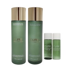 김정문알로에 큐어 수딩 토너+에멀젼+미니2종, 1세트