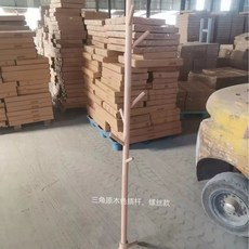 나무 옷걸이 랙 코트 매장 선반 행거 침실 실내 스탠딩, Z. 비치우드 삼각형 원목색