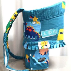 嬰兒編背簍竹編小孩背篼手工竹編背簍兜娃娃背凳背篼 登山健行背架 兒童揹架 背巾腰凳 肩背帶 背架背包, 小恐龍外內套+背簍+安全帶