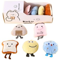 캣츠드림 반려동물 소리나는 장난감 디저트 5종 세트, A형, 1세트