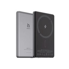 ADAM GRAVITY C3 磁吸無線充電行動電源，輕巧便攜，快速充電，多重安全保護, 灰, GRAVITY C5