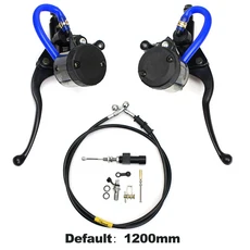 공용 22mm 7/8 오토바이 유압 브레이크 마스터 실린더 클러치 저수지 레버 혼다 야마하 스즈키 가와사키 모, 01 One set, 1개